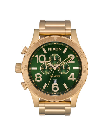 Nixon Chrono Gold & Green Sunray