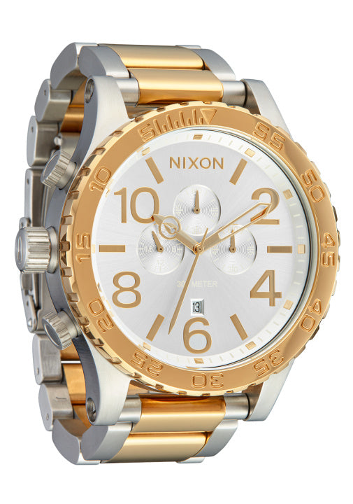 Nixon Chrono Silver & Gold