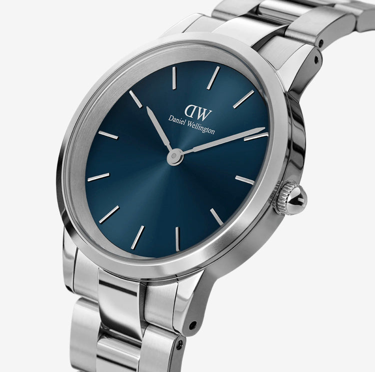 Daniel Wellington Iconic Link Arctic Watch - Silver