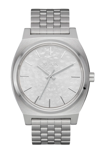 Nixon Time Teller Silver & Snow