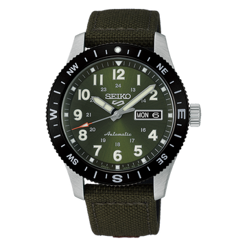 Seiko Automatic Green Dial & Nylon Strap