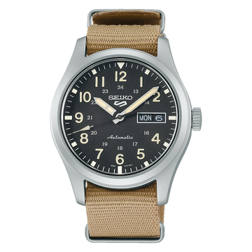 Seiko Field Silver & Beige
