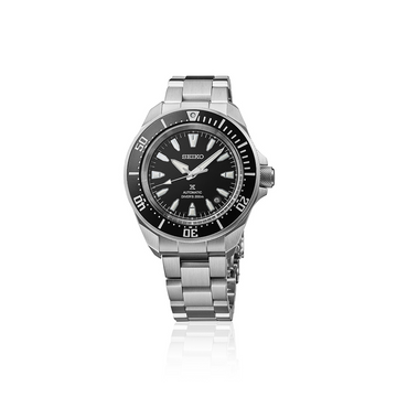 Seiko Automatic Black Dial 200m Stainless Steel Diver Watch