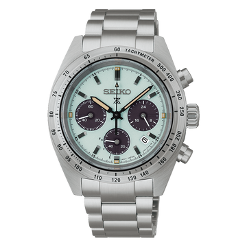 Seiko Solar Chronograph Mint Dial Stainless Steel