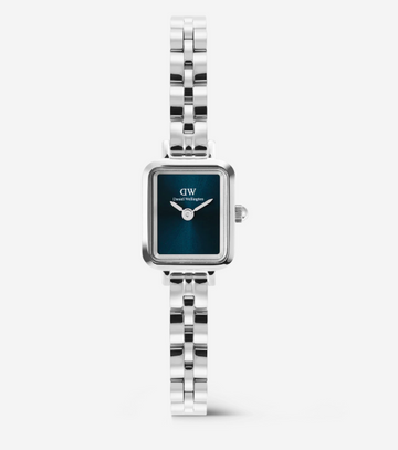 Daniel Wellington Quadro Mini Arch 3-link Arctic Sunray Silver