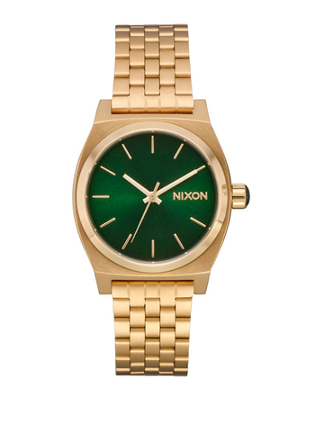Nixon Medium Time Teller Gold & Green