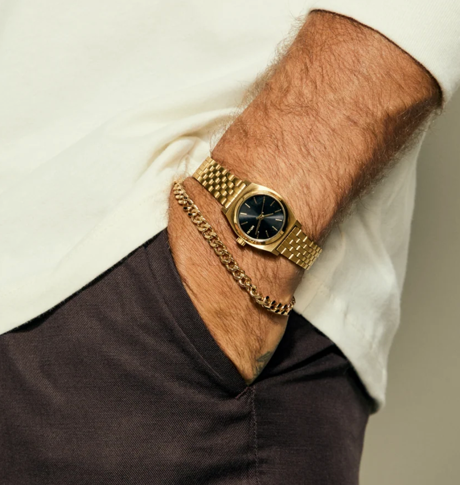 Nixon Small Time Teller Gold & Black