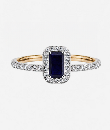 0.70ct Natural Sapphire Ring