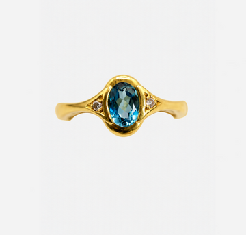 Blue Topaz Ring