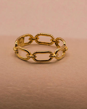 9ct Gold Chain Ring