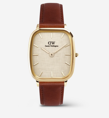 Daniel Wellington Marlon Ssheffield Linen Gold & Brown