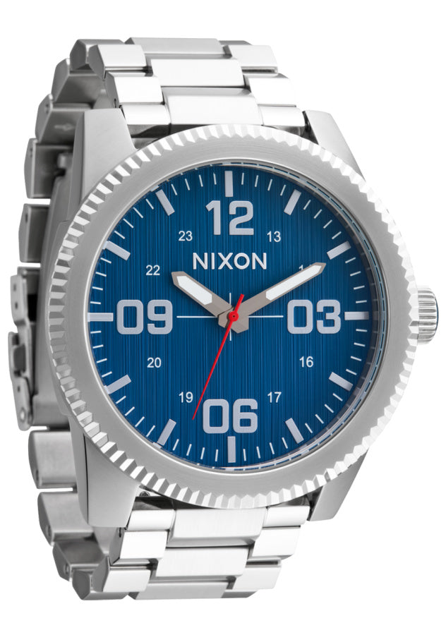 Nixon Corporal Stainless Steel Silver & Indigo