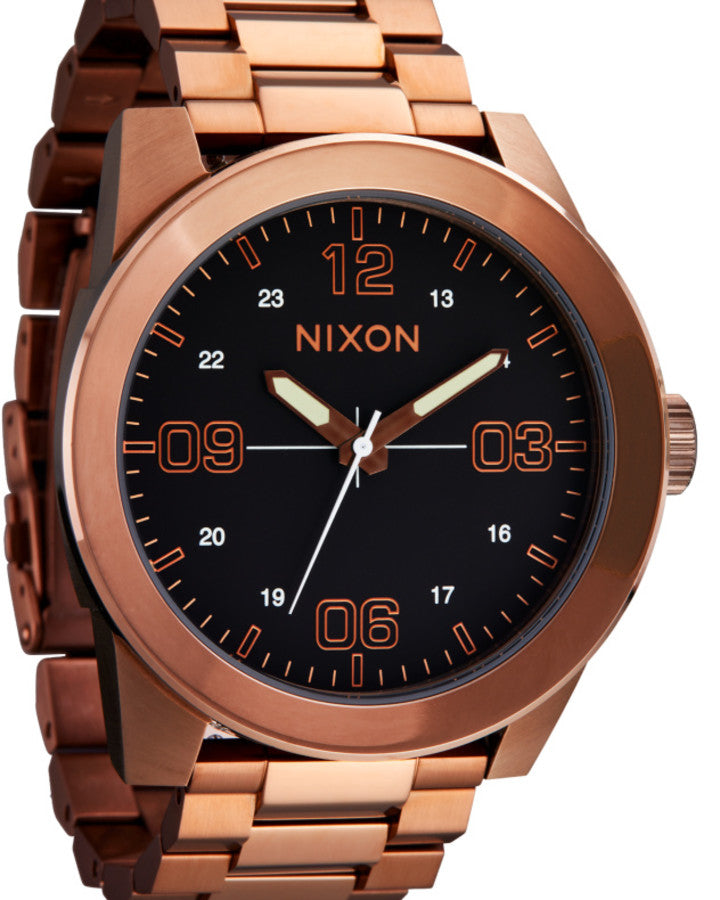 Nixon Corporal Stainless Steel Chocolate