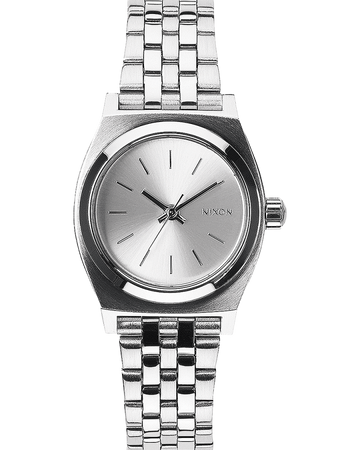 Nixon Small Time Teller Silver