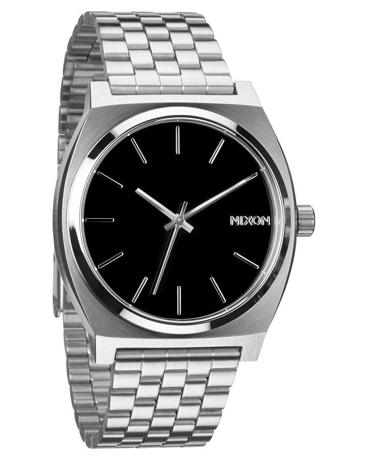 Nixon Time Teller Black & SIlver