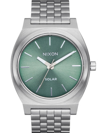 Nixon Time Teller Solar Silver & Jade
