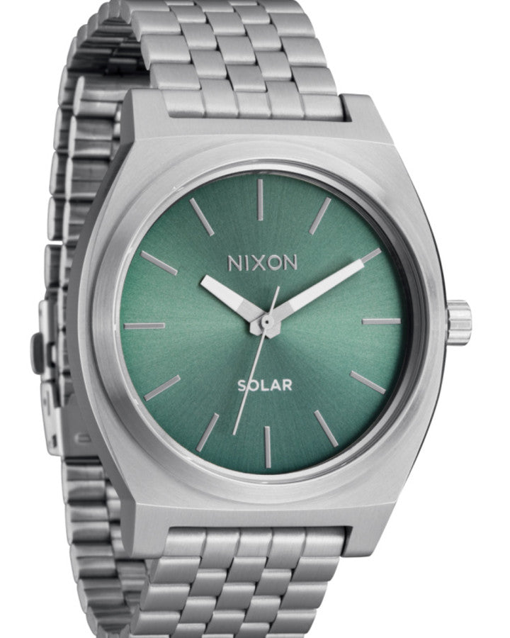 Nixon Time Teller Solar Silver & Jade
